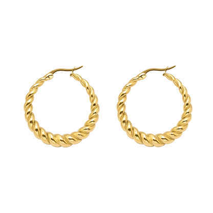 Curly Hoops Oro