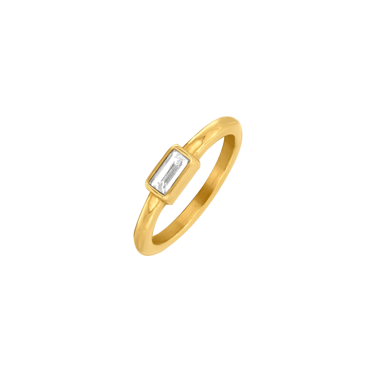 Square Charming Anello Oro