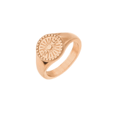 Power Krissi Signet Anello Oro Rosa