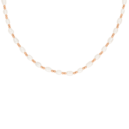 Summertime Pearl Collana Oro Rosa