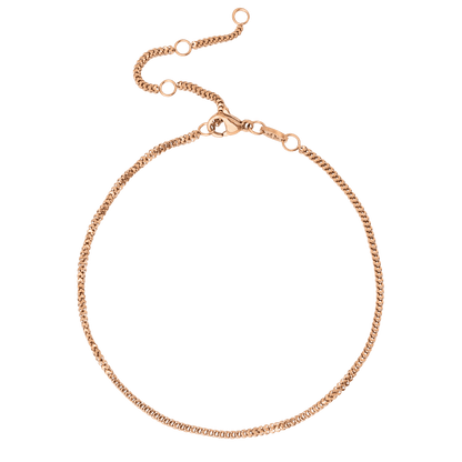 Box Snake Cavigliera Oro Rosa