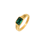 Brilliant Emerald Anello Oro