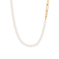 Chain & Pearl Collana Oro