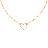 Loving Heart Collana Oro Rosa