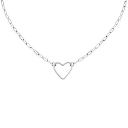 Loving Heart Collana Argento