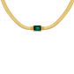 Radiant Emerald Collana Oro