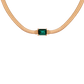 Radiant Emerald Collana Oro Rosa