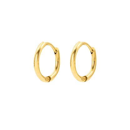 Slim Hoops Small Oro