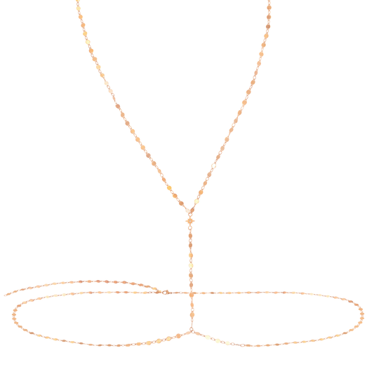 Stunning Jule Body Chain Oro Rosa